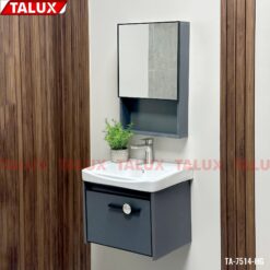 Tủ Lavabo Nhôm Xám 50cm T7514-GH