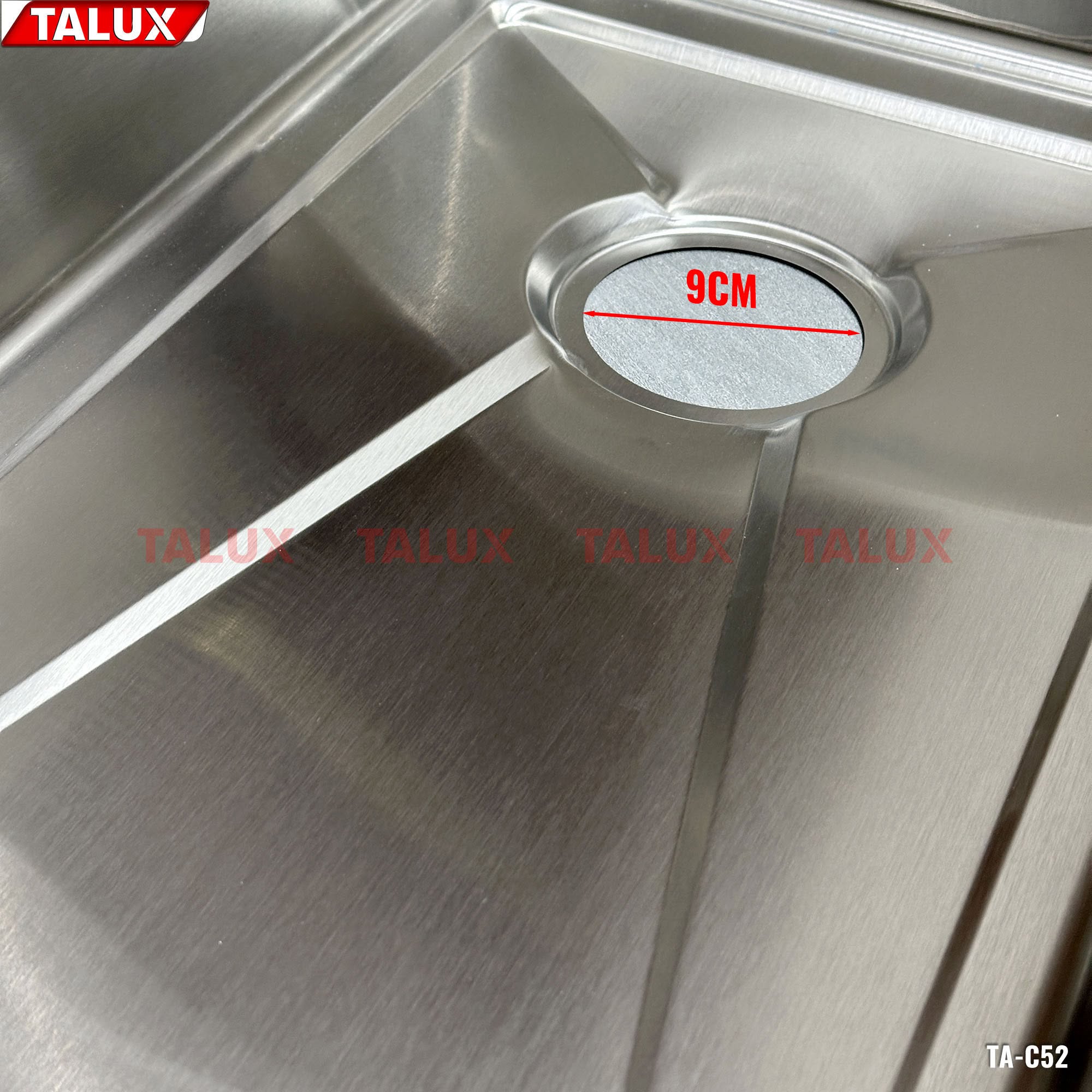 Chậu Rửa Chén 1 Hộc Đa Năng Inox 304 Cao Cấp CR-C52 - Ảnh 7