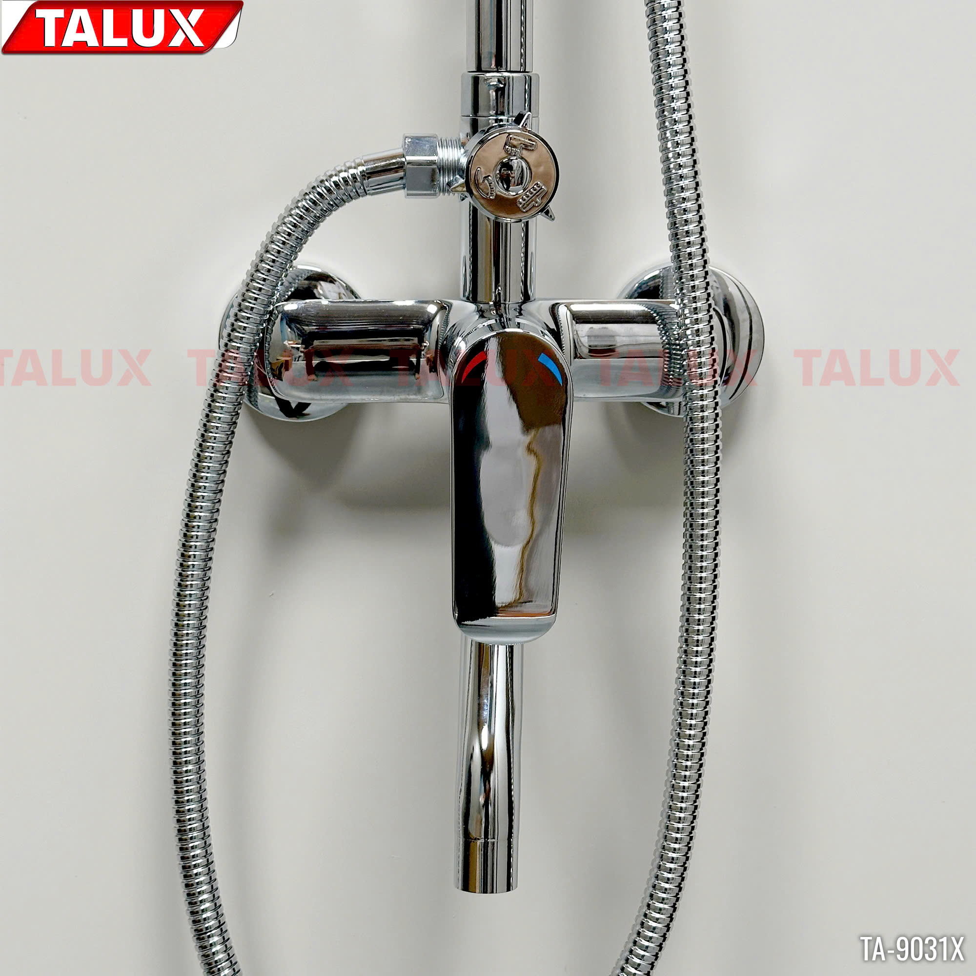 SEN CÂY TẮM ĐỨNG NÓNG LẠNH ĐỒNG THAU MẠ CROM 9031 - Ảnh 2