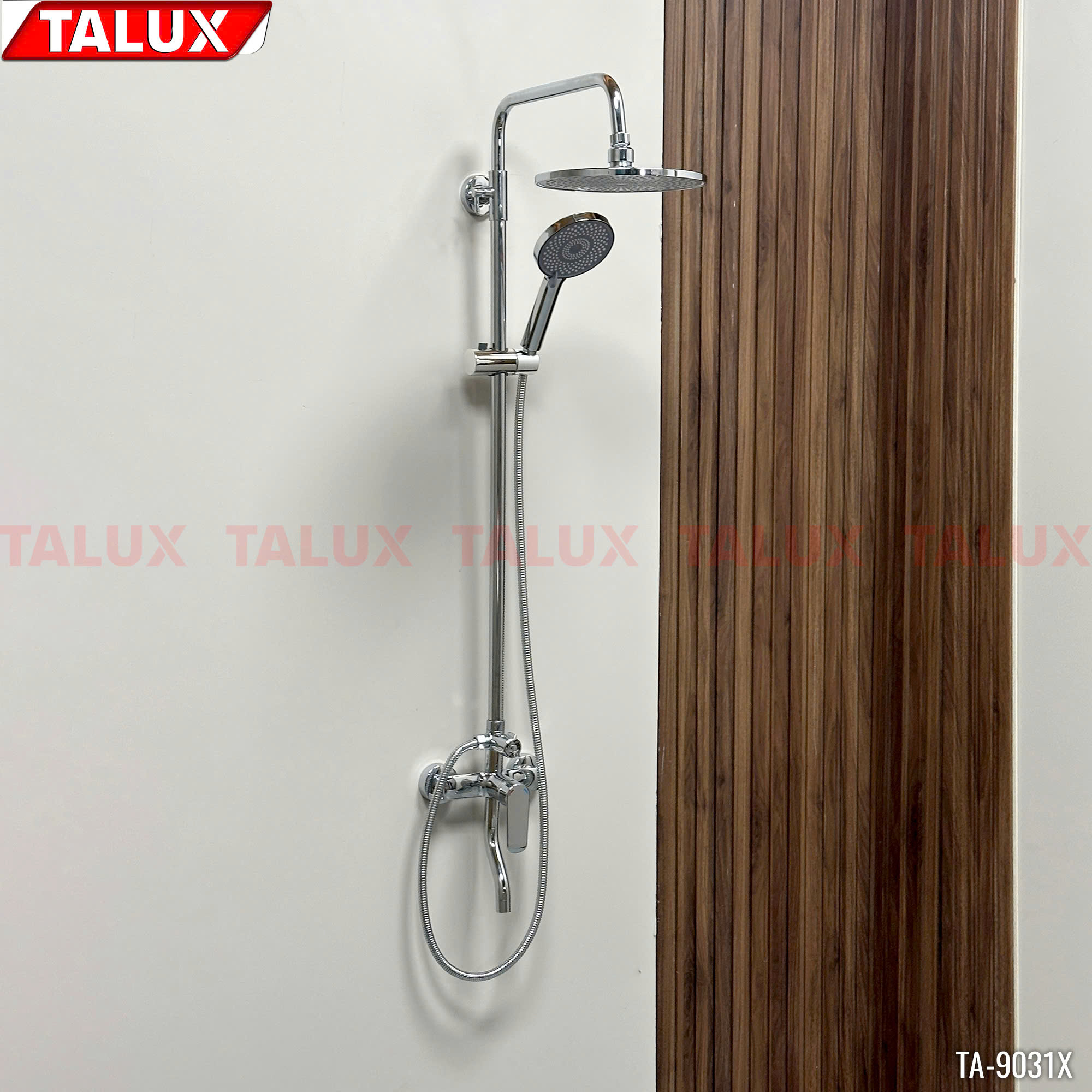 SEN CÂY TẮM ĐỨNG NÓNG LẠNH ĐỒNG THAU MẠ CROM 9031 - Ảnh 3