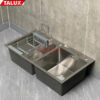 CHẬU RỬA BÁT INOX 2 NGĂN TALUX