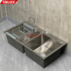 CHẬU RỬA BÁT INOX 2 NGĂN TALUX